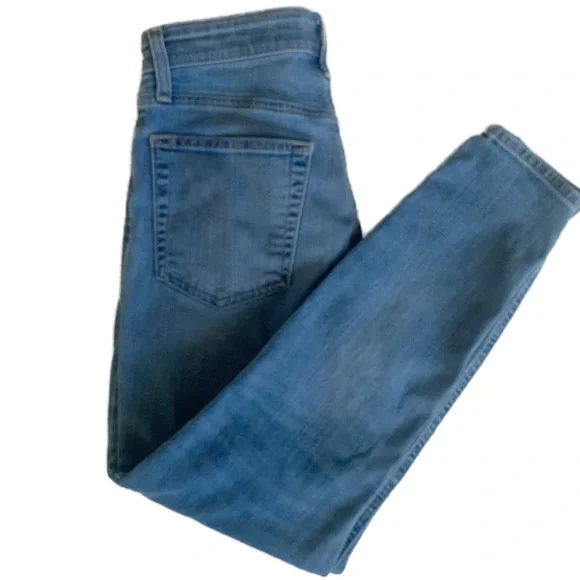 Lucky Brand Button High Rise Bridgette Crop Skinny Jean Size 4/27 - Picture 4 of 7